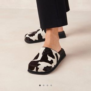 Cow Print Slip On Alohas - Made in Spain